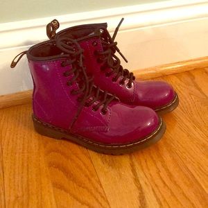Children’s Purple Dr. Marten Boots
